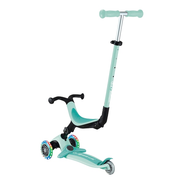 babywalz GlobberScooter 3in1 Go-Up active mit Leuchtrollen mint Verkauf