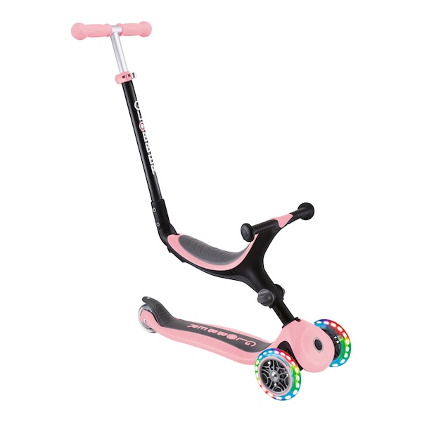babywalz Globber3in1 Scooter Go-Up mit Leuchtrollen pastellrosa Angebote