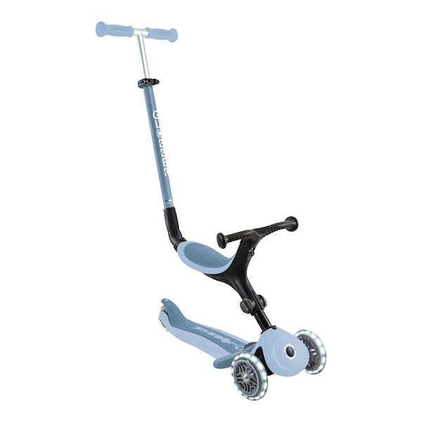 babywalz GlobberScooter 3in1 Go-Up active ECO mit Leuchtrollen blaubeere blaubeere Fabrikverkauf