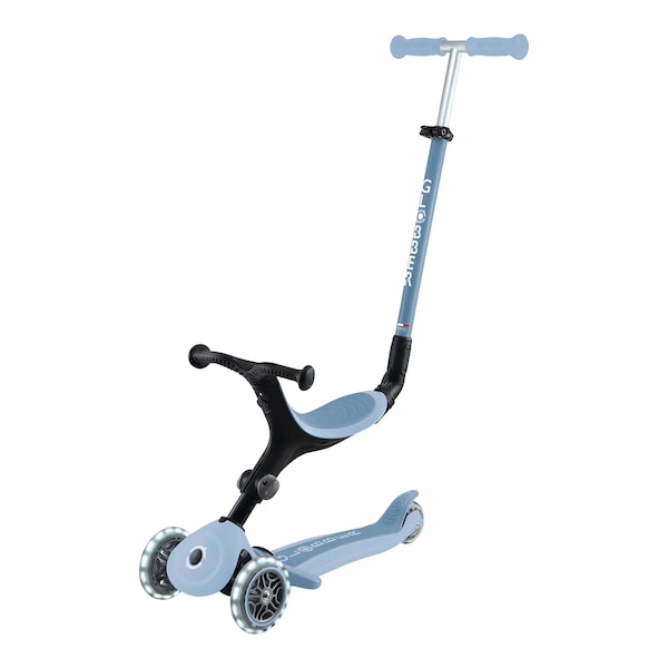 babywalz GlobberScooter 3in1 Go-Up active ECO mit Leuchtrollen blaubeere blaubeere Fabrikverkauf