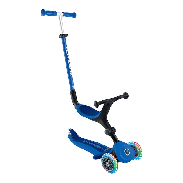 babywalz GlobberScooter 3in1 Go-Up active mit Leuchtrollen blau Blitzverkäufe