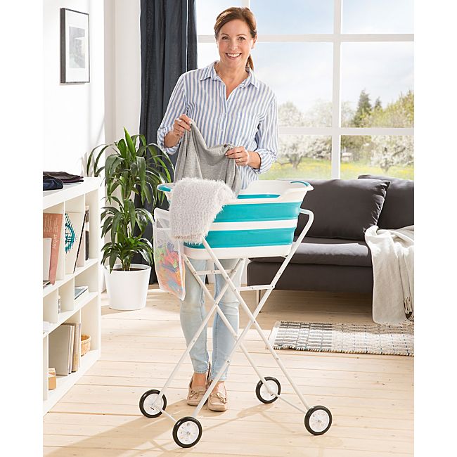 babybutt Wäschekorb-Trolley Schlussverkauf