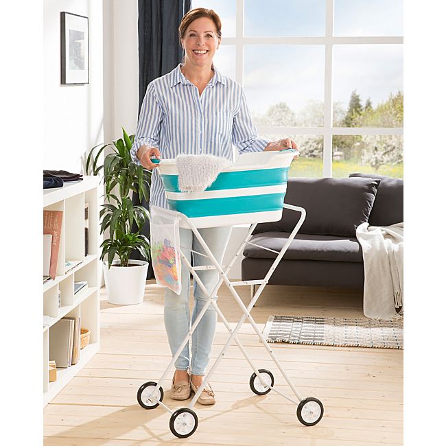 babybutt Wäschekorb-Trolley Schlussverkauf