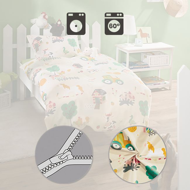 babybutt REDBEST Flanell Kinder-Bettwäsche Muttertagsangebot