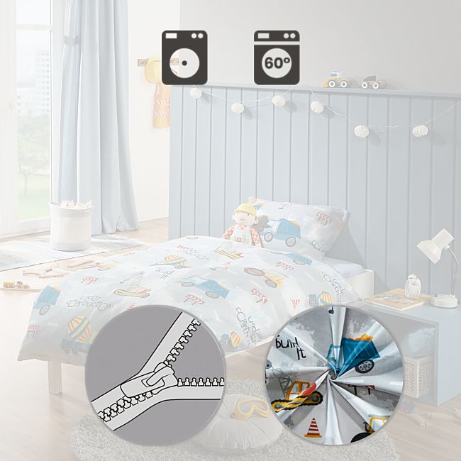 babybutt REDBEST Flanell Kinder-Bettwäsche Neueste Stile