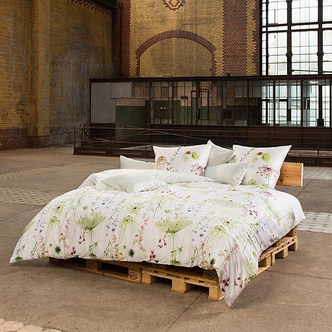 babybutt Estella Mako-Satin Wendebettwäsche "Meadow" Online Outlet