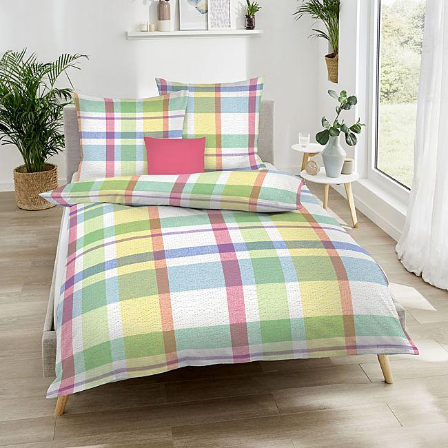 babybutt Kaeppel Seersucker Bettwäsche "Madras Karo" Clearance-Verkauf