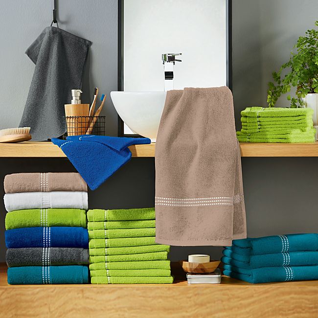 babybutt Erwin Müller Walk-Frottier Gästetuch "Mannheim" im 10er-Pack Sonderangebot