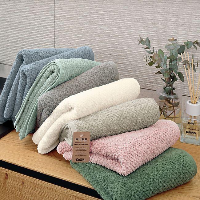babybutt Cawö Walk-Frottier Duschtuch "Pure uni" Discount Store für neue Produkte