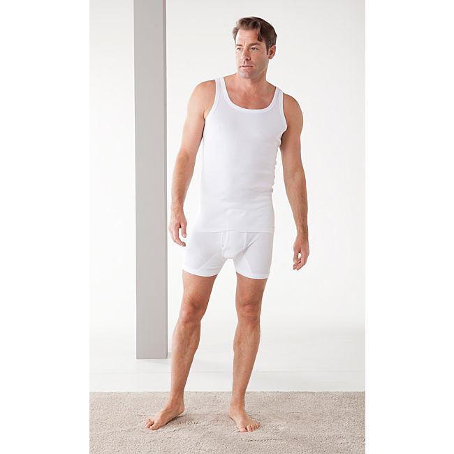 babybutt Erwin Müller Doppelripp Herren-Unterhemd im 2er-Pack Cyber Monday