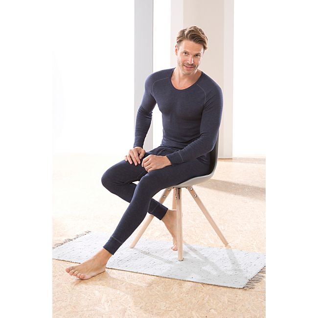 babybutt Con-ta Feinripp Herren-Thermo-Unterhemd langarm Begrenztes Angebot