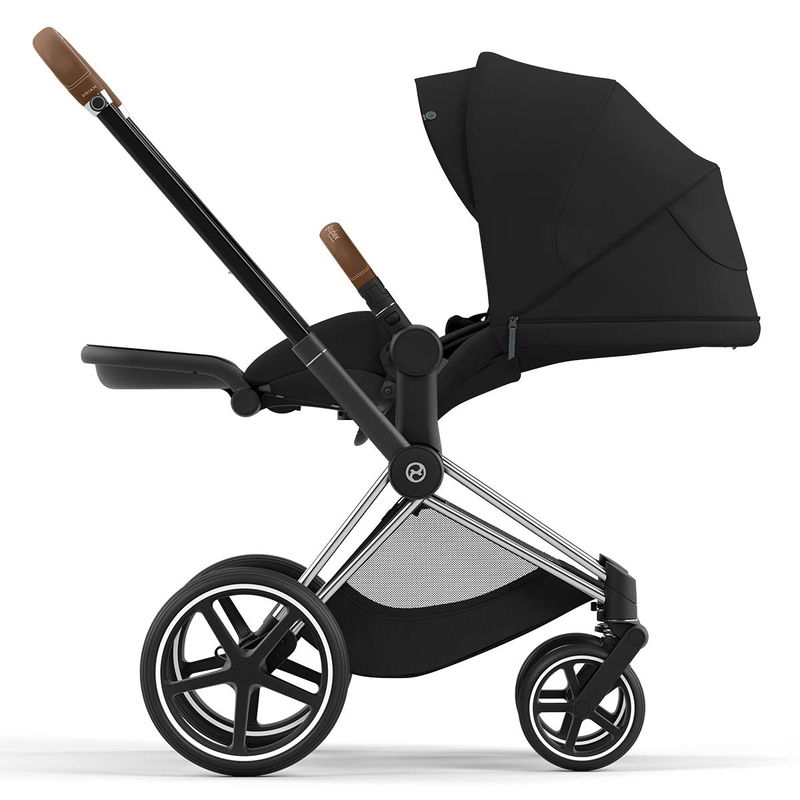 babyonlineshop CYBEX PRIAM Kinderwagen Sepia Black Bundle New Generation inkl. 7 Zubehörartikel Zeitbegrenzte Promotion