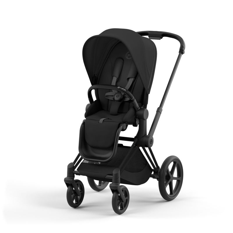 babyonlineshop CYBEX PRIAM Kinderwagen Sepia Black Bundle Plus New Generation inkl. Zubehörartikel Nur für heute
