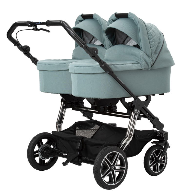 babyonlineshop Hartan 2025 Zwillings-/Geschwisterwagen Two Select – schwarz Vierteljährliche Förderung