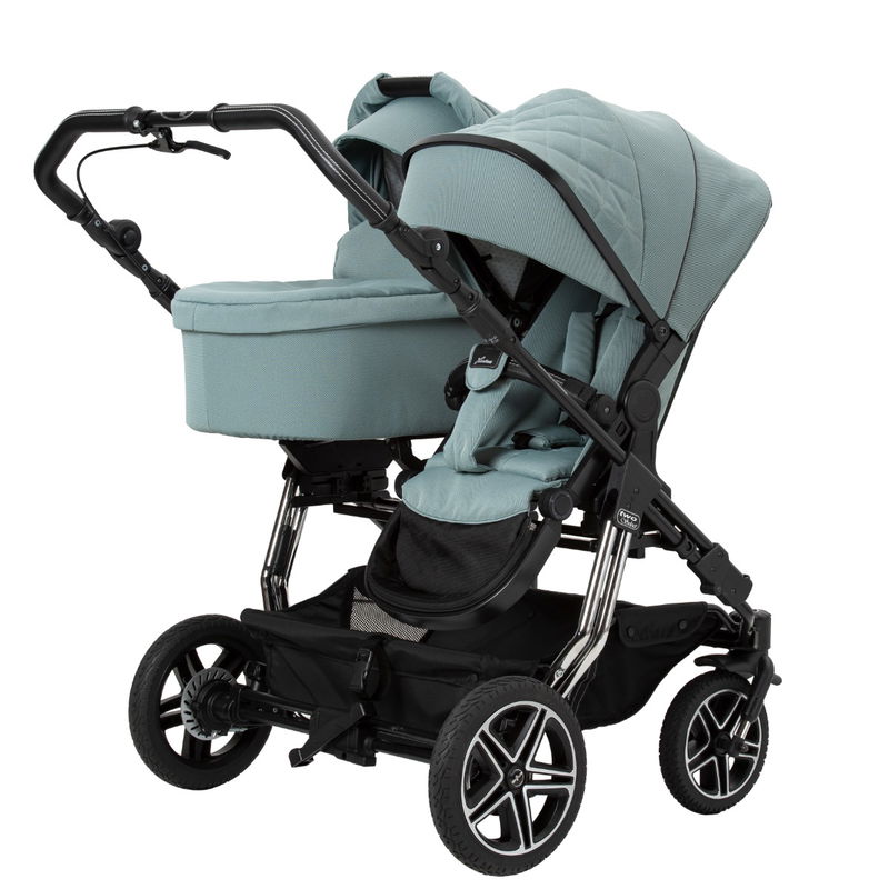 babyonlineshop Hartan 2025 Zwillings-/Geschwisterwagen Two Select – schwarz Vierteljährliche Förderung