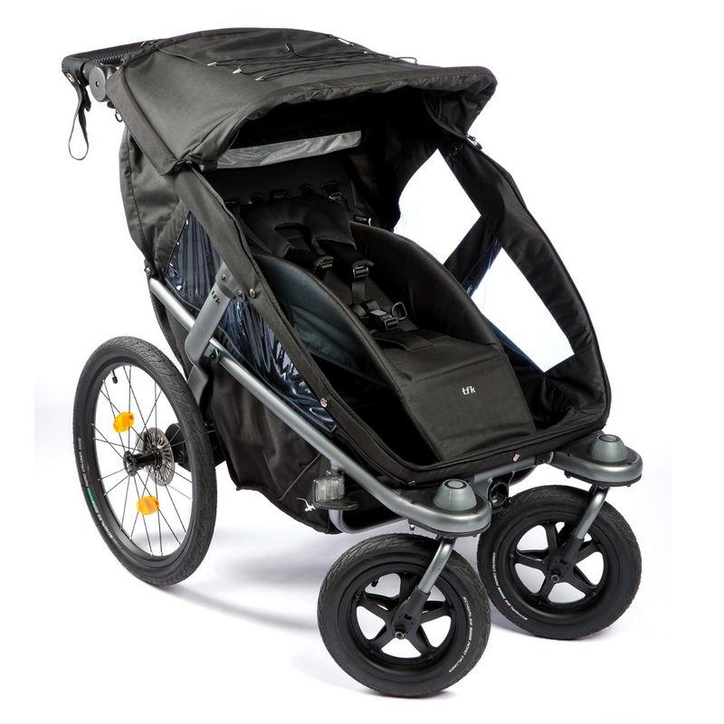 babyonlineshop tfk Velo 2 Fahrradanhänger schwarz Bis zu 55% Rabatt