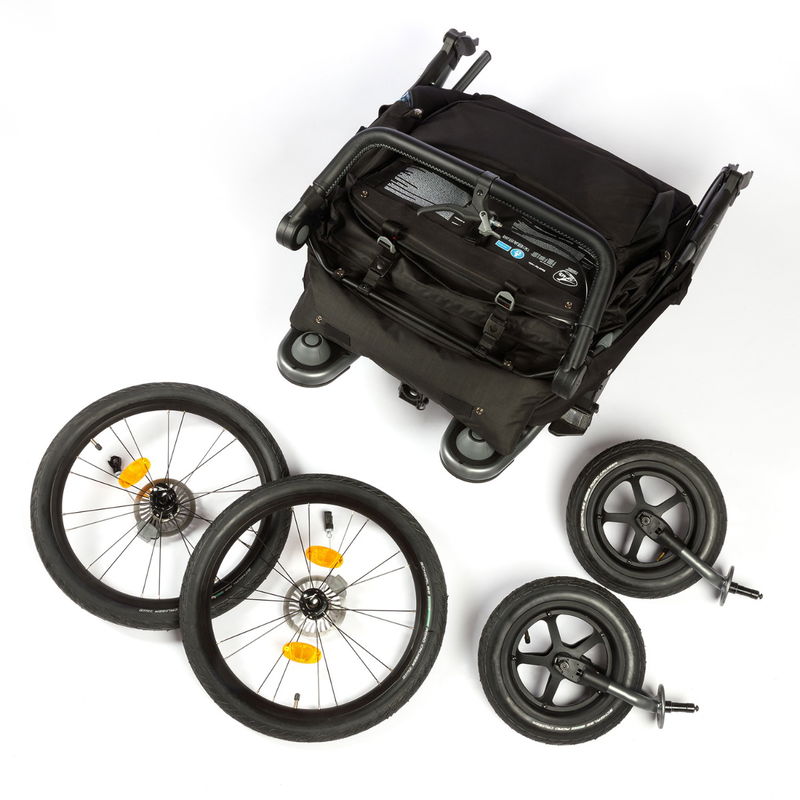 babyonlineshop tfk Velo 2 Fahrradanhänger schwarz Bis zu 55% Rabatt