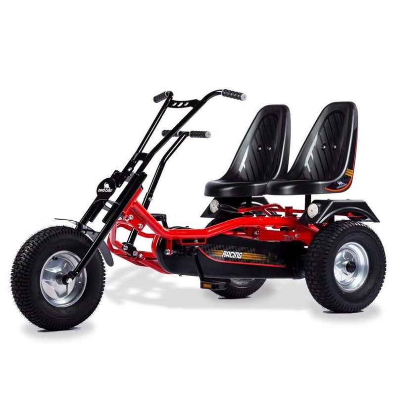 babyonlineshop Dino Cars 2Rider F GoKart rot/schwarz mit Offroad/Breitreifen im Angebot