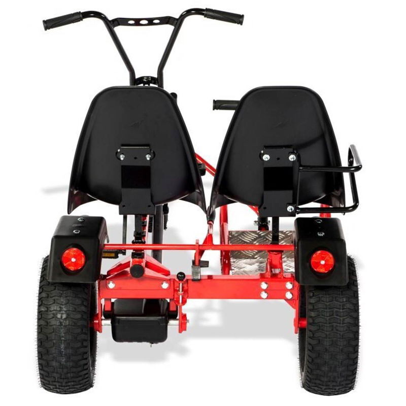 babyonlineshop Dino Cars 2Rider F GoKart rot/schwarz mit Offroad/Breitreifen im Angebot