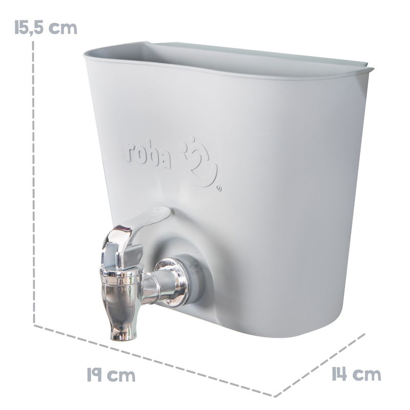 babyonlineshop Roba Wasserbehälter mit Wasserhahn zum Einhängen Schlussverkauf