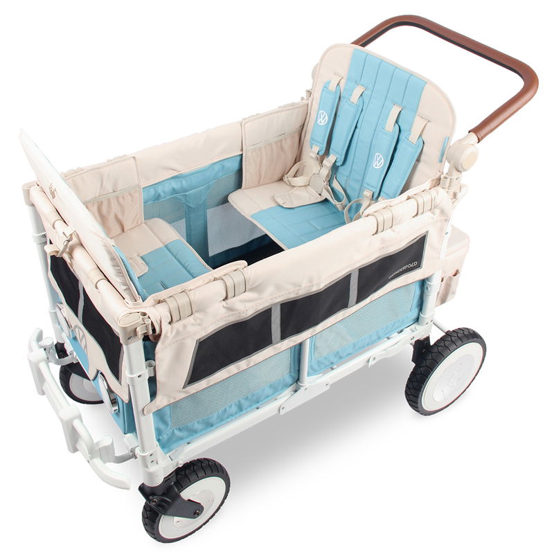 babyonlineshop WonderFold Bollerwagen Volkswagen VW4 - Bondi Blue Kostenloser Versand