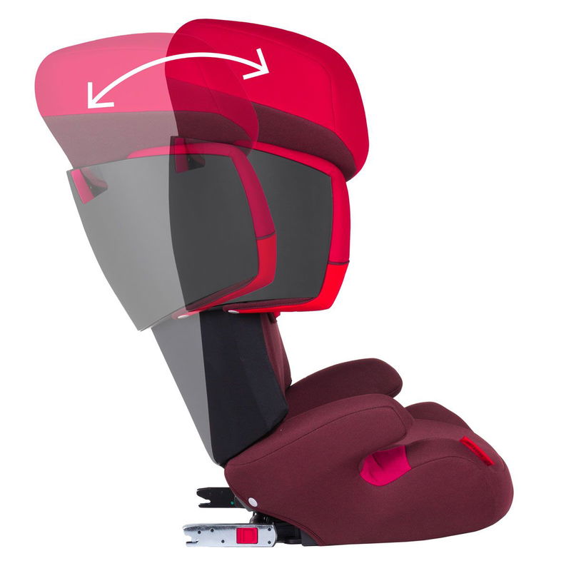 babyonlineshop CYBEX Solution X-Fix Kindersitz Rumba Red Gruppe 2/3 Flash Sale