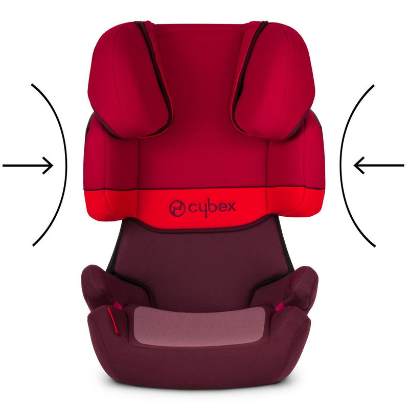babyonlineshop CYBEX Solution X-Fix Kindersitz Rumba Red Gruppe 2/3 Flash Sale