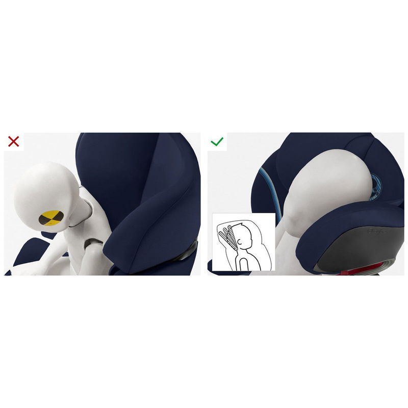 babyonlineshop CYBEX Solution X-Fix Kindersitz Cobblestone Gruppe 2/3 Preisnachlass