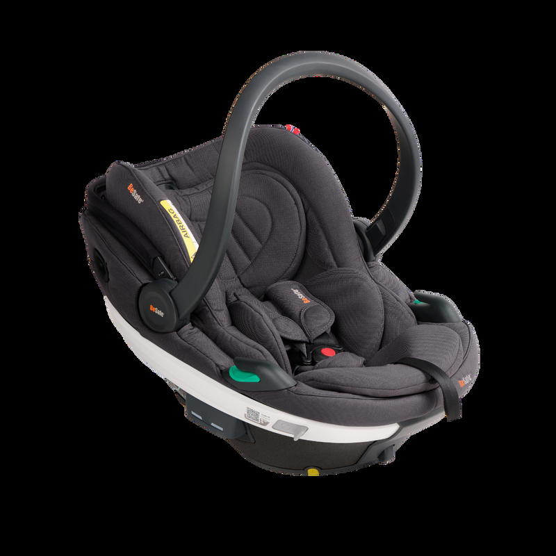 babyonlineshop BeSafe Go Beyond Babyschale und Beyond 360 Autositz mit Base Dark Grey Mélange Online Outlet