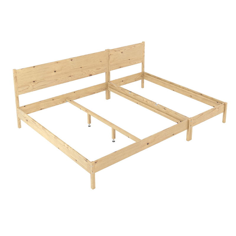 babyonlineshop Nature Kid Fabi Familienbett natur 180 x 200 cm Doppeltbett und 90 x 200 cm Einzelliege Saisonale Angebote