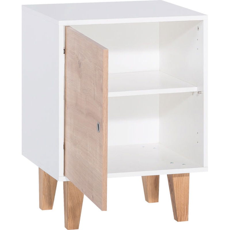 babyonlineshop VOX Concept 1-türiger kleiner Schrank white/oak JETZT KAUFEN