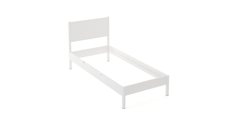 babyonlineshop Nature Kid Fabi Familienbett weiß 180 x 200 cm Doppeltbett und 90 x 200 cm Einzelliege Online