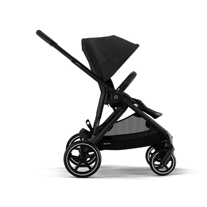babyonlineshop CYBEX Gazelle S Kinderwagen Moon Black + Cloud T I-Size + Zubehör Bundle Preisnachlass
