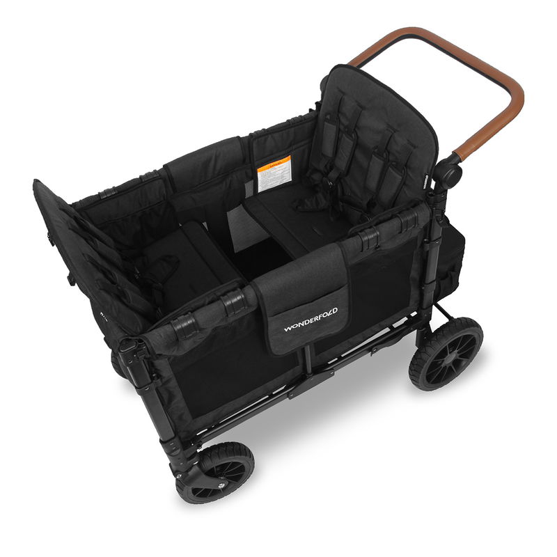 babyonlineshop WonderFold W4 Luxe Bollerwagen - Volcano Black Valentinstagsangebot