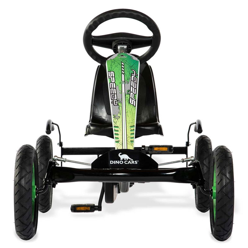babyonlineshop Dino Cars Speedy BF1 schwarz/grün mit Leichtlaufreifen Heißer Verkauf