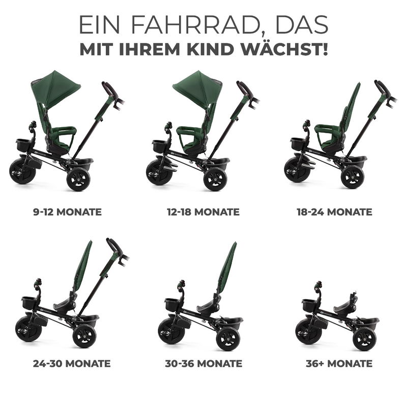 babyonlineshop Kinderkraft AVEO Dreirad mystic green Exklusive Angebote