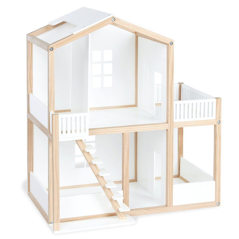 babyonlineshop Pinolino Puppenhaus Ida Kiefer und MDF weiß lackiert Tägliche Deals