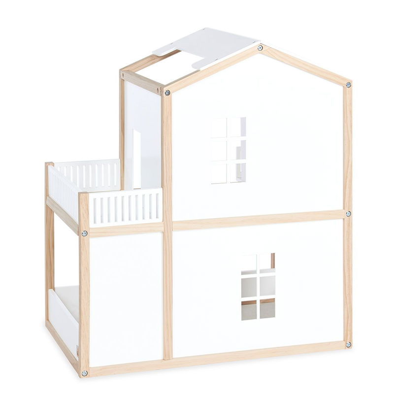 babyonlineshop Pinolino Puppenhaus Ida Kiefer und MDF weiß lackiert Tägliche Deals