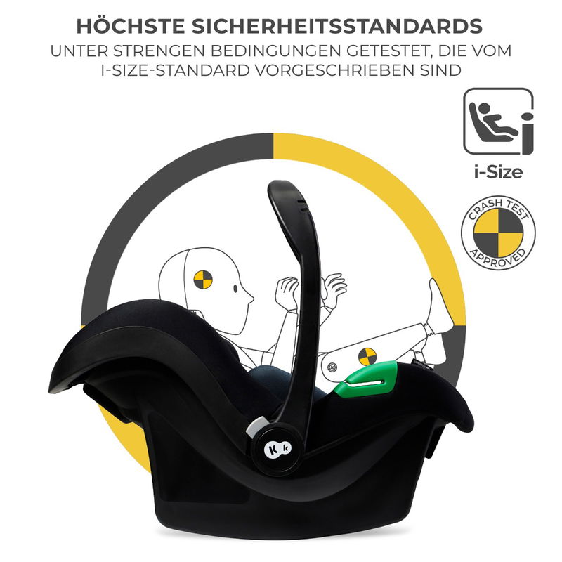 babyonlineshop Kinderkraft MINK PRO i-Size Kindersitz black 40-75 cm Bis zu 50% Rabatt