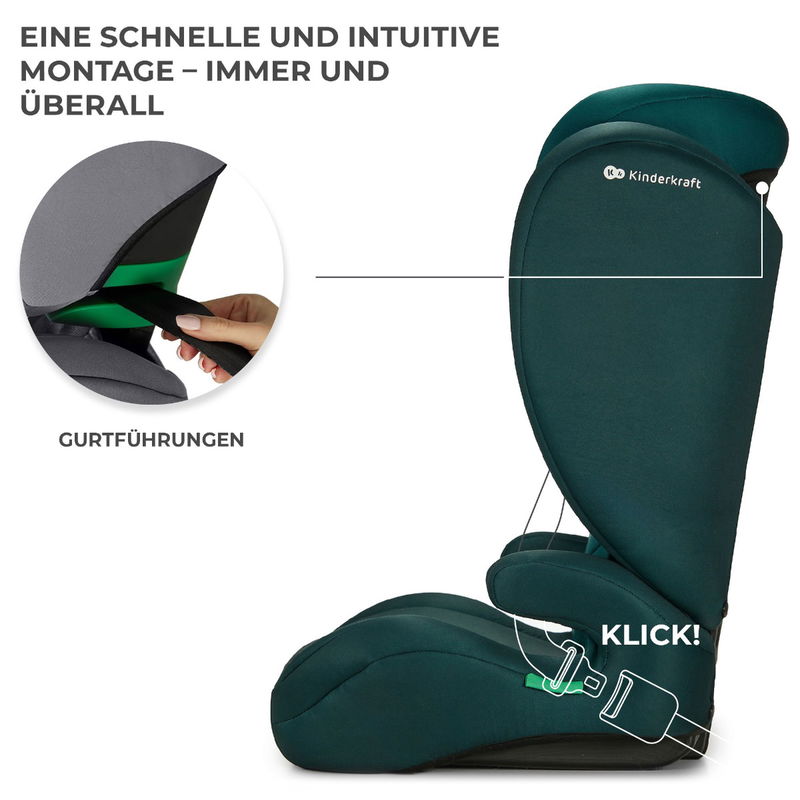 babyonlineshop Kinderkraft Kindersitz I-SPARK i-Size green Bis zu 55% Rabatt