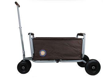 babyonlineshop Beachtrekker LiFe Bollerwagen blau stabil und leicht inkl. Feststellbremse Flash Sale