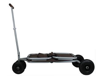 babyonlineshop Beachtrekker LiFe Bollerwagen blau stabil und leicht inkl. Feststellbremse Flash Sale