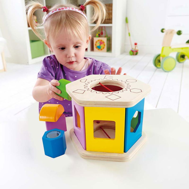 babyonlineshop Hape Sortierbox Shake & Match E0407 Osterangebot
