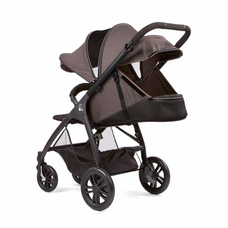babyonlineshop Gesslein Smiloo Happy Buggy taupe melange Gestell schwarz JETZT KAUFEN