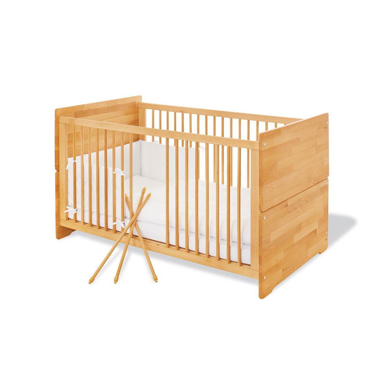 babyonlineshop Pinolino Natura Kinderbett 70x140 cm Massivholz inkl. Umbauseiten - zum Toppreis Bis zu 60% Rabatt