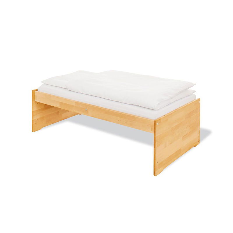 babyonlineshop Pinolino Natura Kinderbett 70x140 cm Massivholz inkl. Umbauseiten - zum Toppreis Bis zu 60% Rabatt