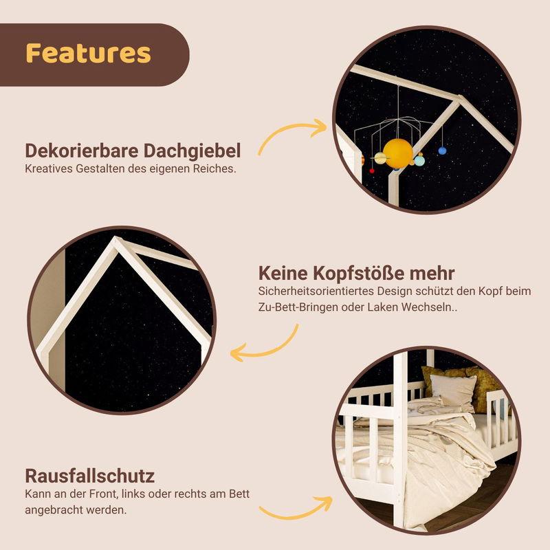 babyonlineshop Artkid Benni Hausbett Natur 90 x 200 cm Bis zu 65% Rabatt