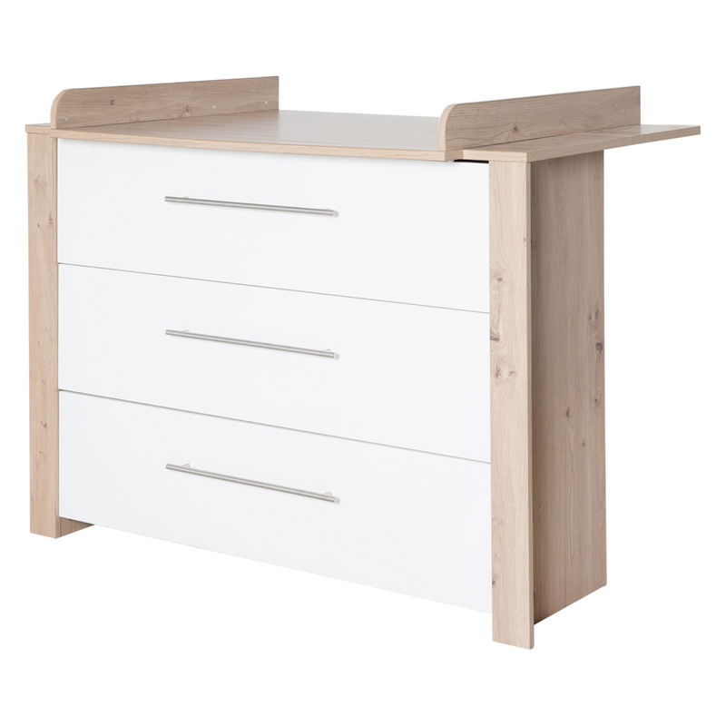 babyonlineshop Roba Malo Kinderzimmer Sparset Weiß/Eiche-Holzdekor Discount Store für neue Produkte