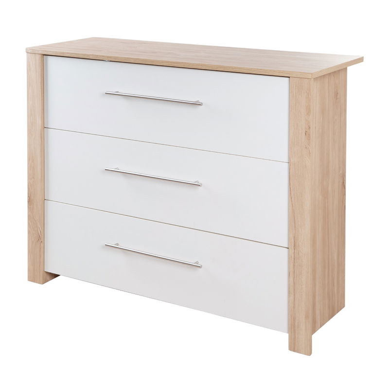 babyonlineshop Roba Malo Kinderzimmer Sparset Weiß/Eiche-Holzdekor Discount Store für neue Produkte