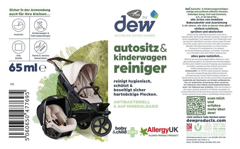 babyonlineshop tfk by dew - Autositz und Kinderwagen Reiniger (65ml) Fabrik Onlineshop